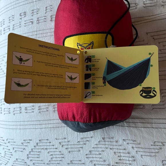 Wise Owl Double Hammock - Picture 3 of 4